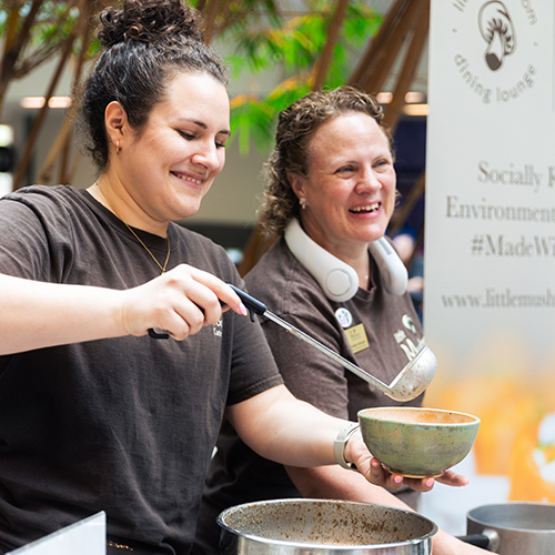 Community comes together for Empty Bowls, raising more than $49,000 to fight food insecurity.