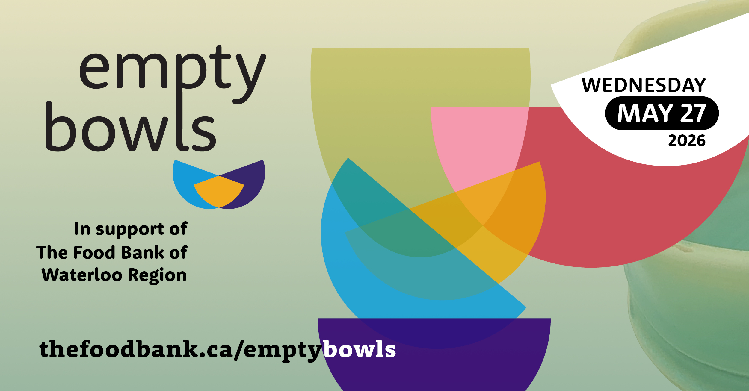 Empty Bowls, Wednesday May 27, 2026