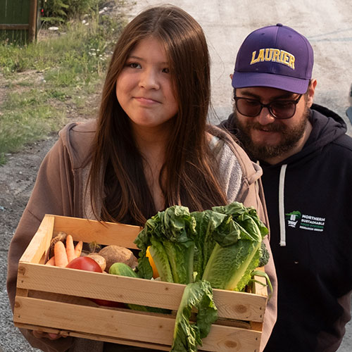 Laurier researchers help incubate community garden in Kakisa, Northwest Territories.