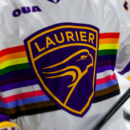 Laurier Hockey Pride jersey