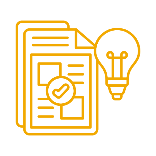 Icon illustrating solutions