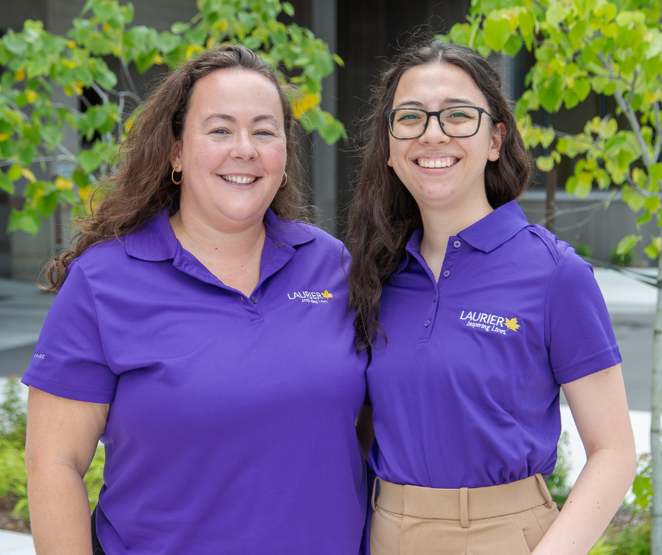 two staff members